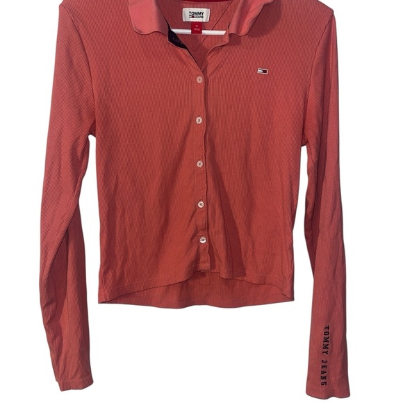 Tommy Hilfiger Tops - Tommy Hilfiger Coral Button-Up Polo